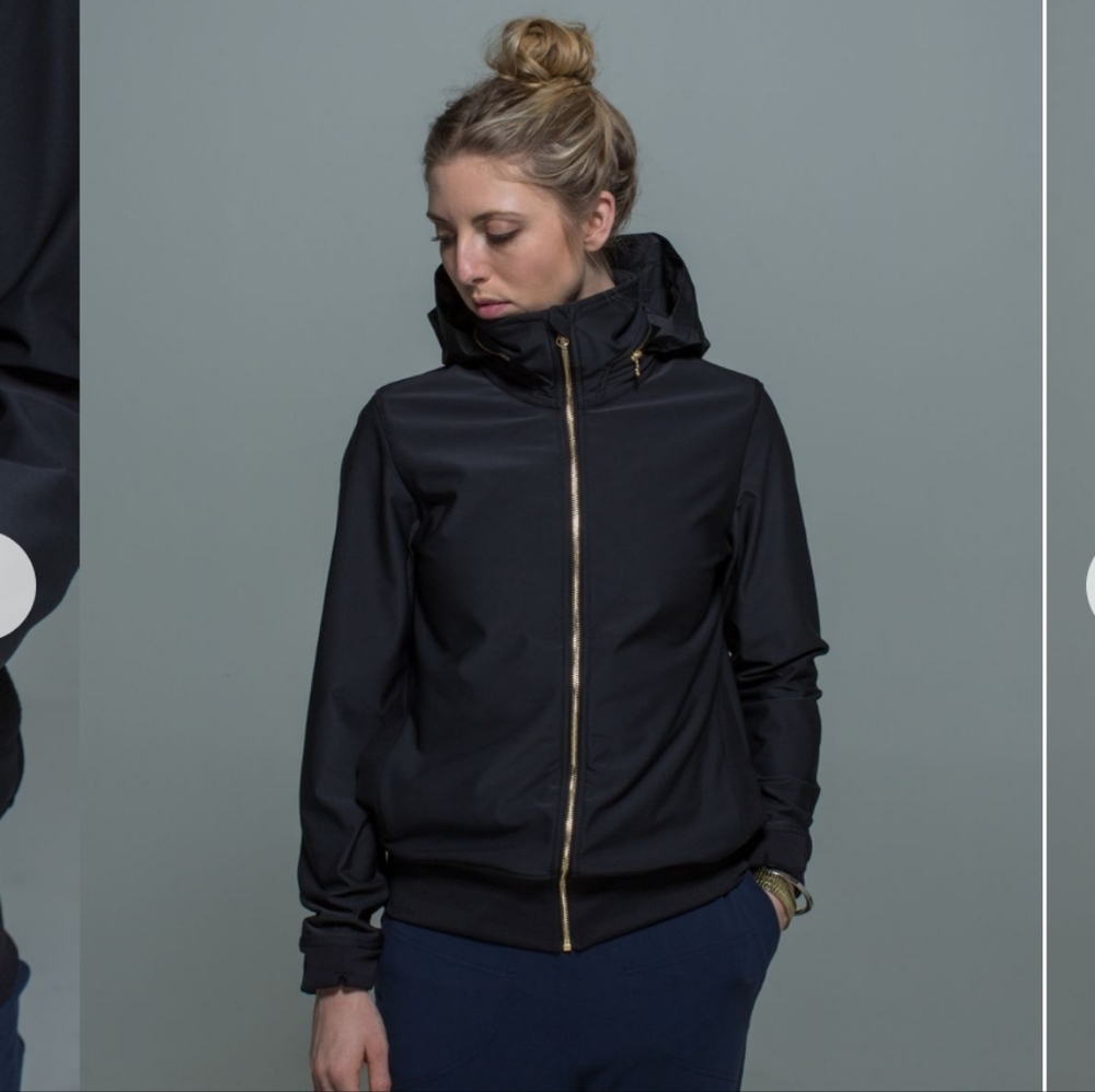 Lululemon black Future Varsity Jacket Size 4